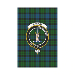 Clan MacKay Modern Tartan Crest Garden Flag JL59 Clan MacKay Tartan Today   