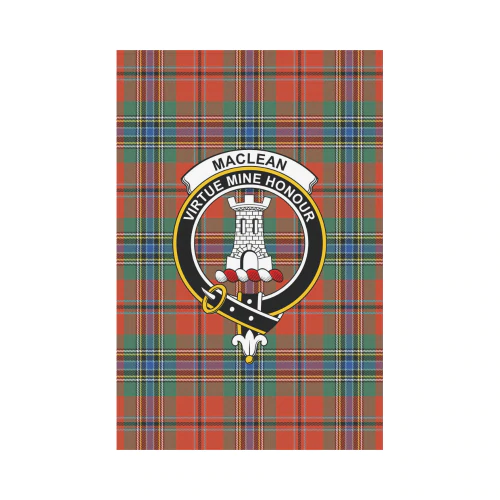 Clan MacLean Of Duart Ancient Tartan Crest Garden Flag MU38 Clan Garden Tartan Today   
