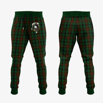 Clan Tennant Tartan Crest Jogger Sweatpants