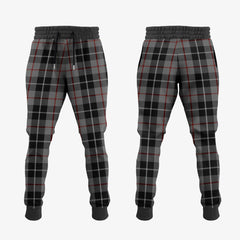 Clan Thompson Grey Tartan Crest Jogger Sweatpants RA99 Clan Thompson Tartan Today   