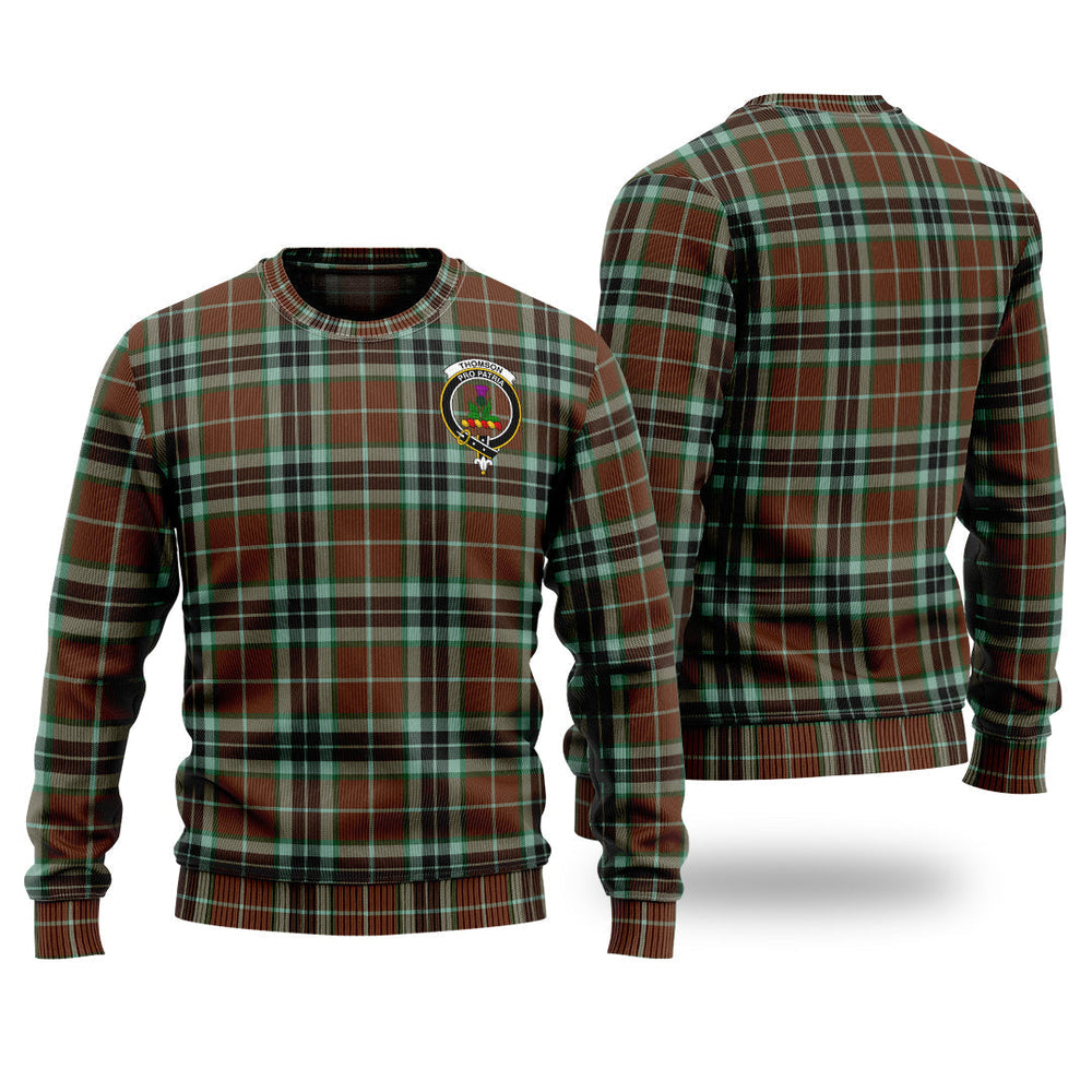 Clan Thomson Hunting Modern Tartan Christmas Ugly Sweater LD42 Thomson Hunting Modern Tartan Tartan Sweater   