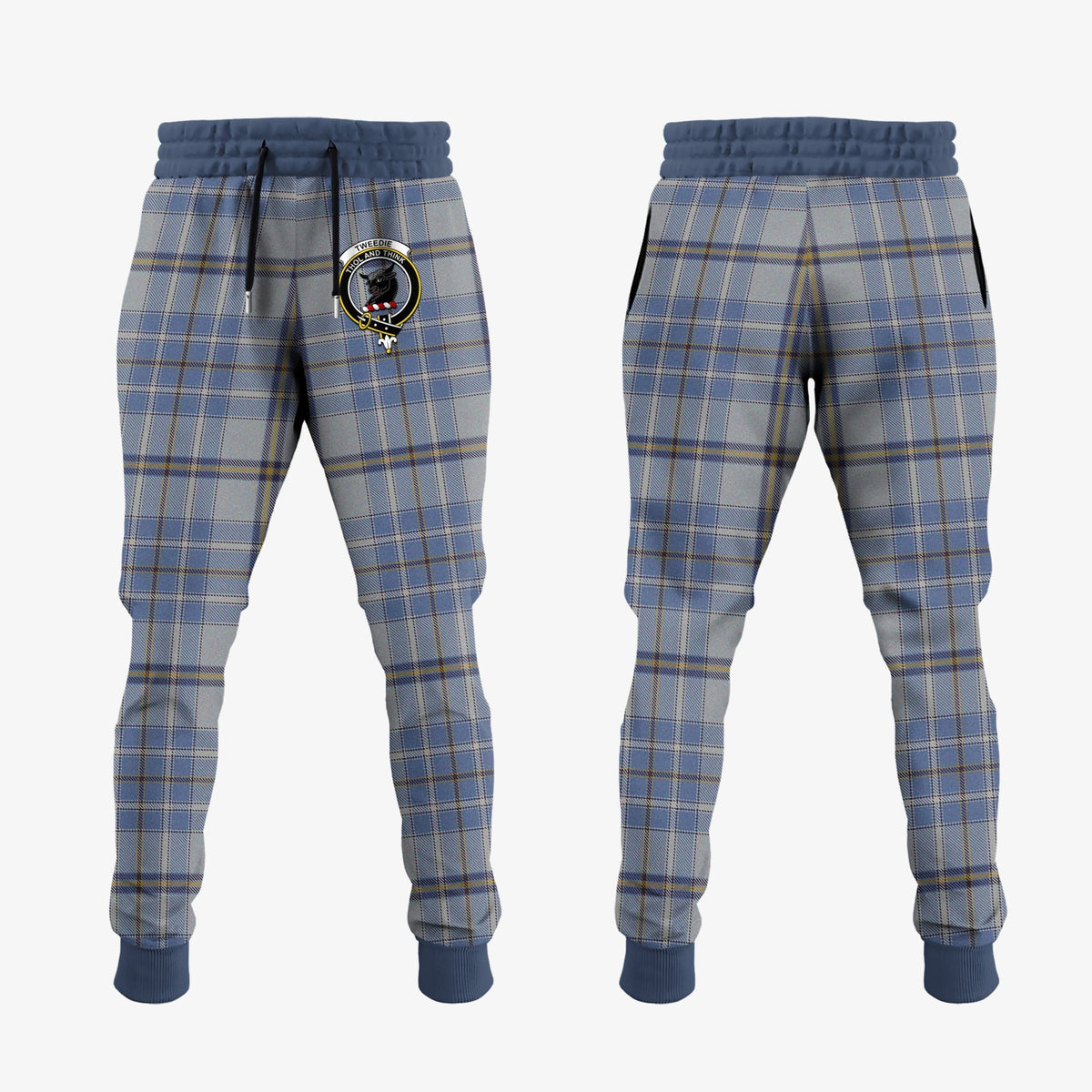 Clan Tweedie Tartan Crest Jogger Sweatpants OA63 Clan Tweedie Tartan Today   