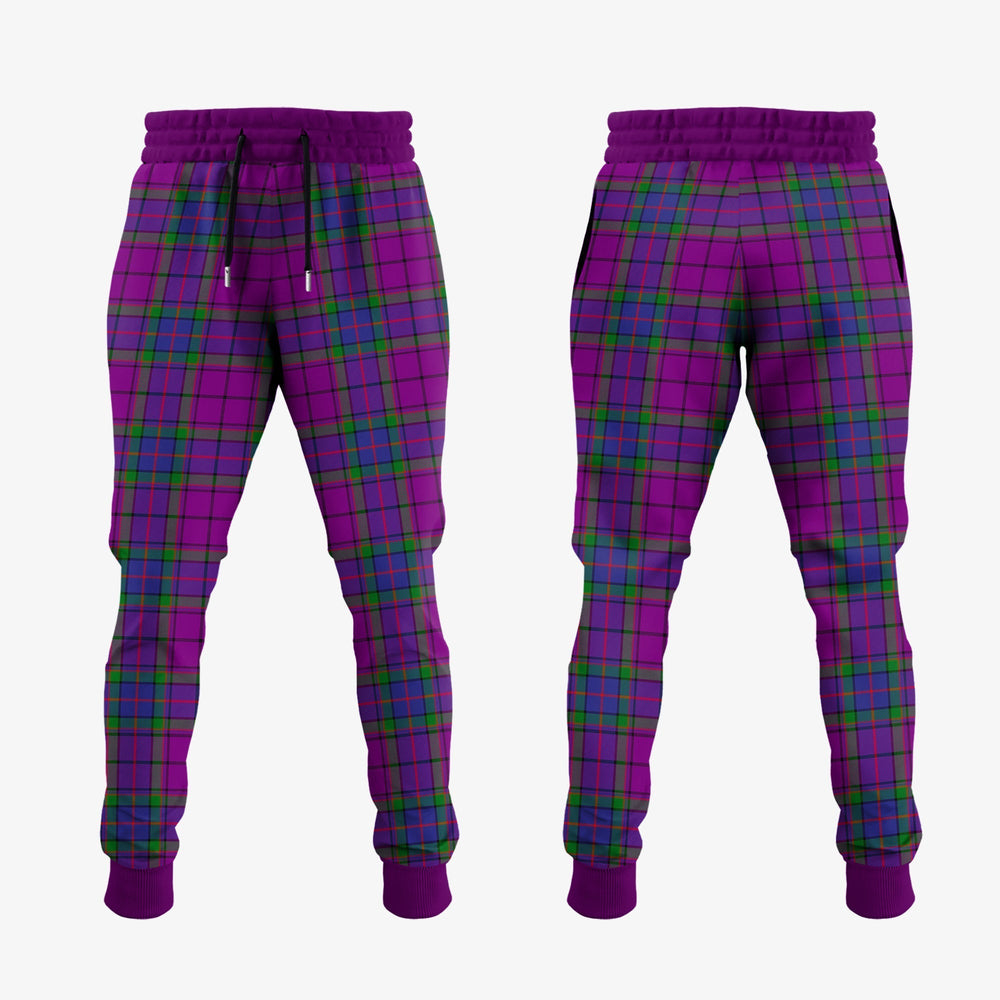 Clan Wardlaw Modern Tartan Crest Jogger Sweatpants LV87 Clan Wardlaw Tartan Today   