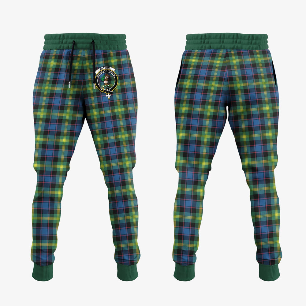 Clan Clan Watson Ancient Tartan Crest Jogger Sweatpants ZD97 Clan Watson Tartan Today   