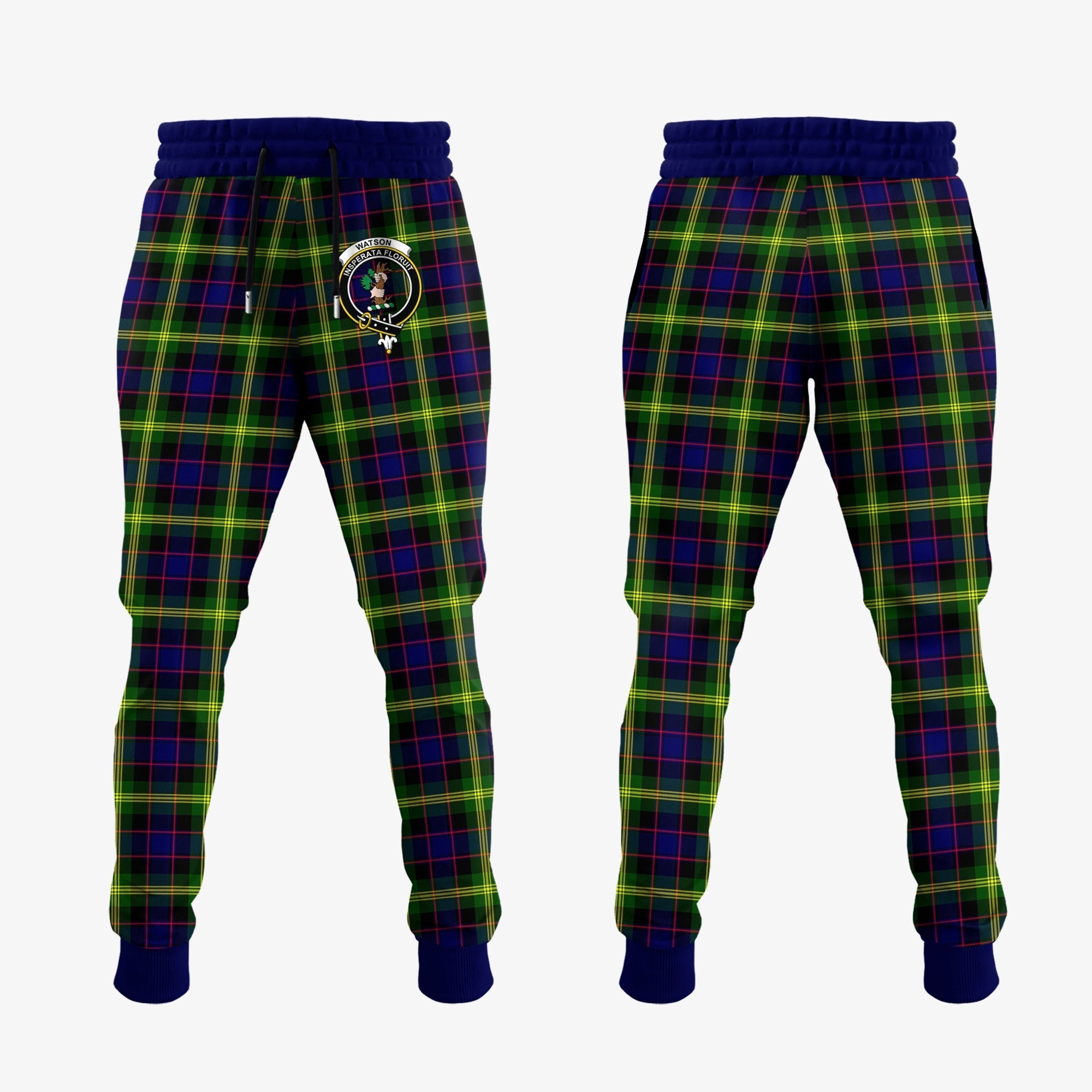 Clan Watson Modern Tartan Crest Jogger Sweatpants SP50 Clan Watson Tartan Today   