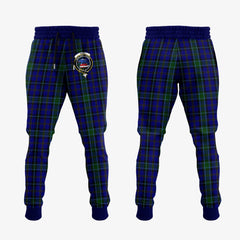 Clan Weir Tartan Crest Jogger Sweatpants NZ12 Clan Weir Tartan Today   