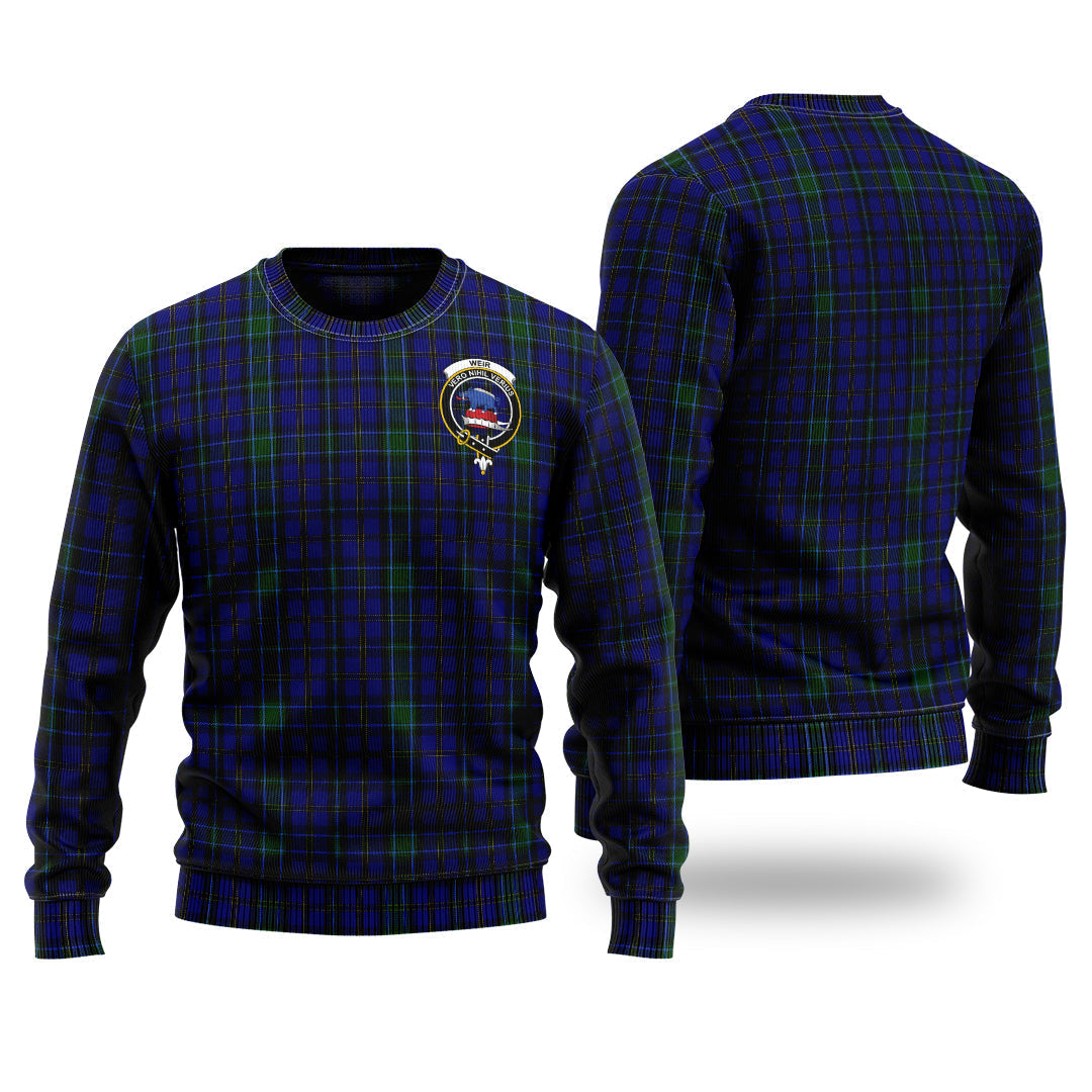 Clan Weir Tartan Christmas Ugly Sweater KM18 Weir Tartan Tartan Sweater   