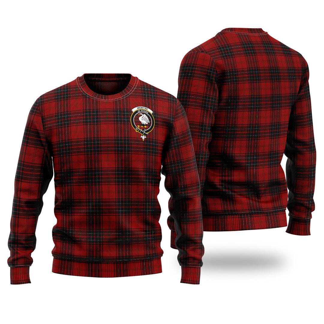 Clan Wemyss Tartan Christmas Ugly Sweater CU96 Wemyss Tartan Tartan Sweater   
