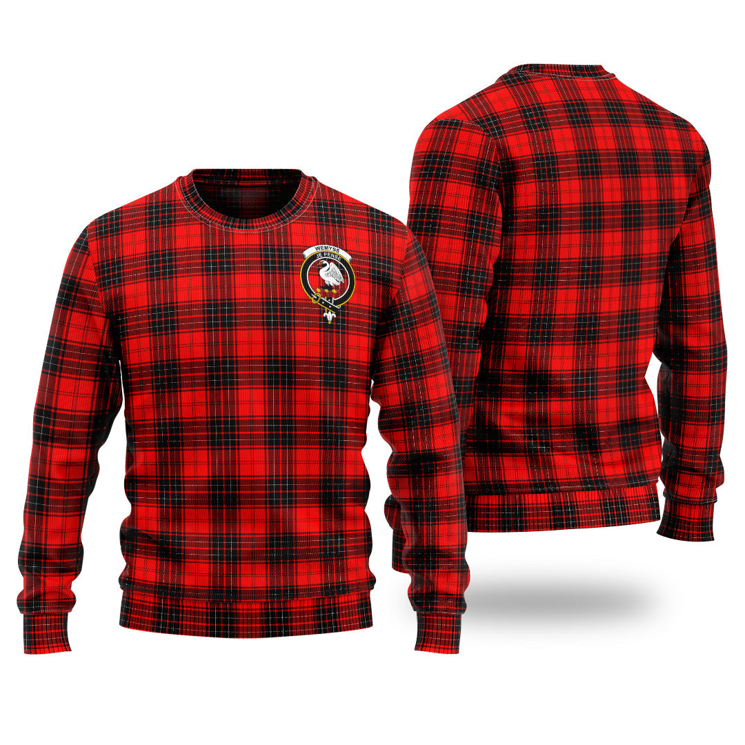 Clan Wemyss Modern Tartan Christmas Ugly Sweater LZ63 Wemyss Modern Tartan Tartan Sweater   