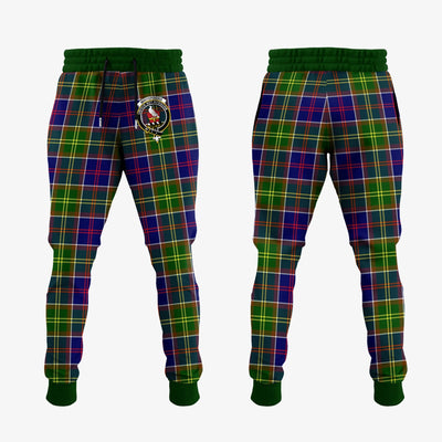 Clan Whitefoord Modern Tartan Crest Jogger Sweatpants