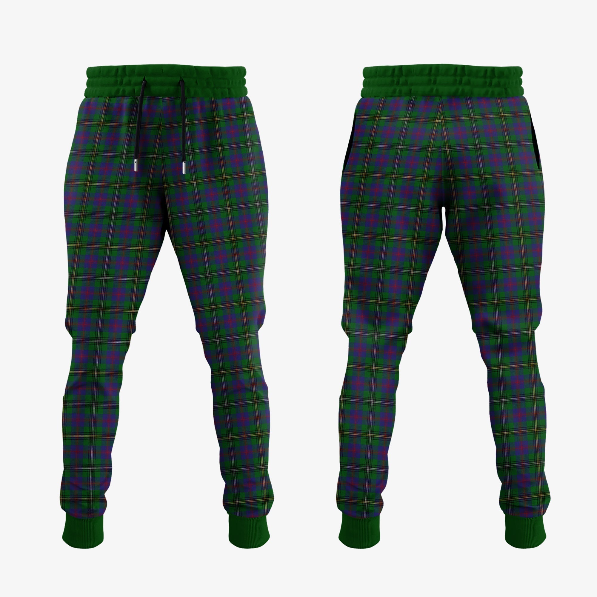 Clan Wood Tartan Crest Jogger Sweatpants SL76 Clan Wood Tartan Today   