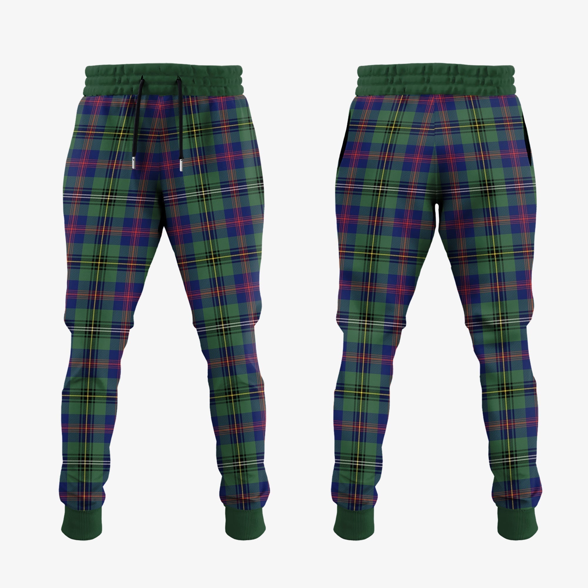 Clan Wood Modern Tartan Crest Jogger Sweatpants NL92 Clan Wood Tartan Today   