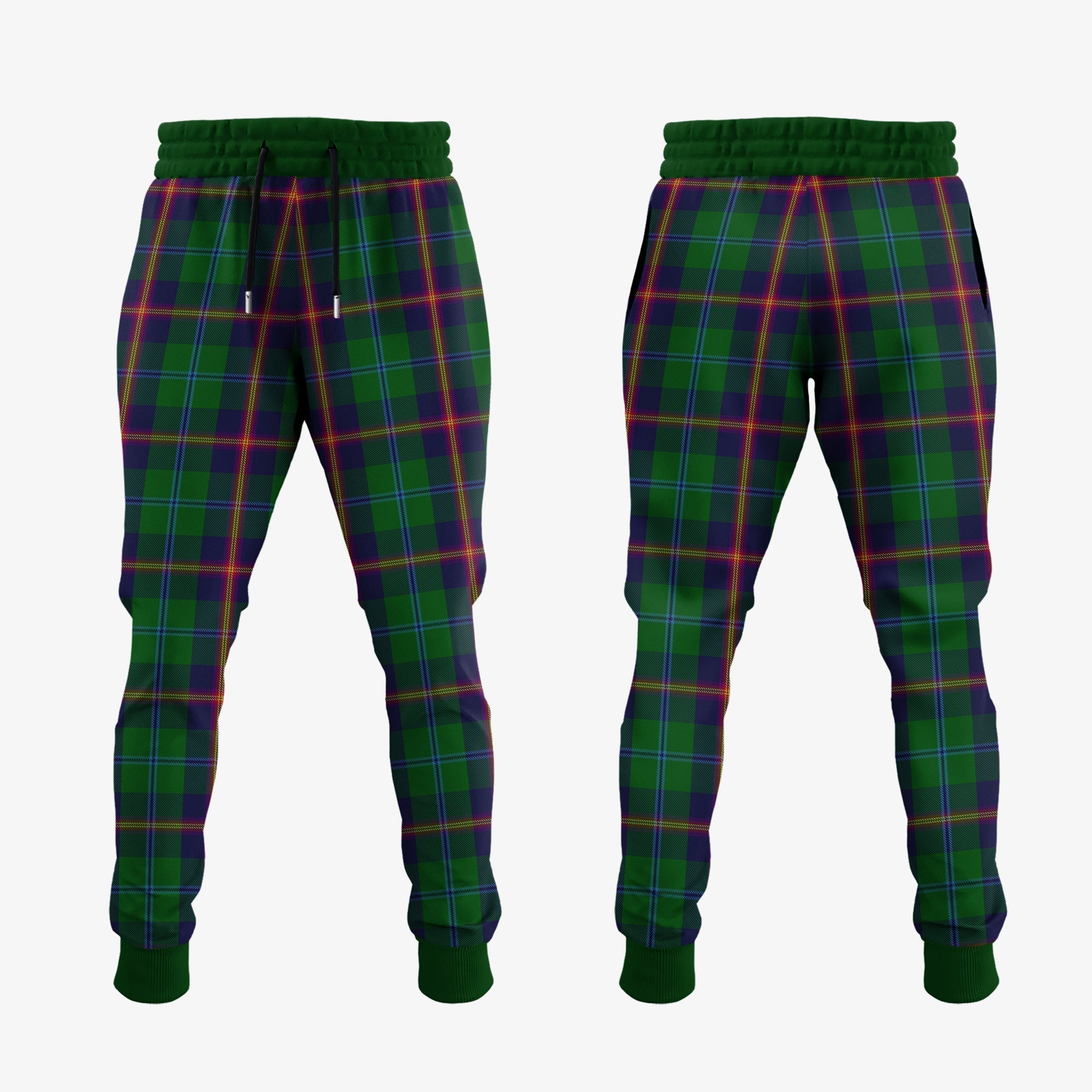 Clan Young Tartan Crest Jogger Sweatpants FB75 Clan Young Tartan Today   