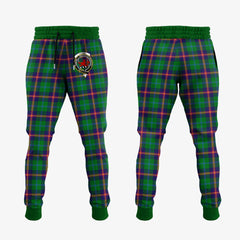 Clan Young Modern Tartan Crest Jogger Sweatpants TP16 Clan Young Tartan Today   